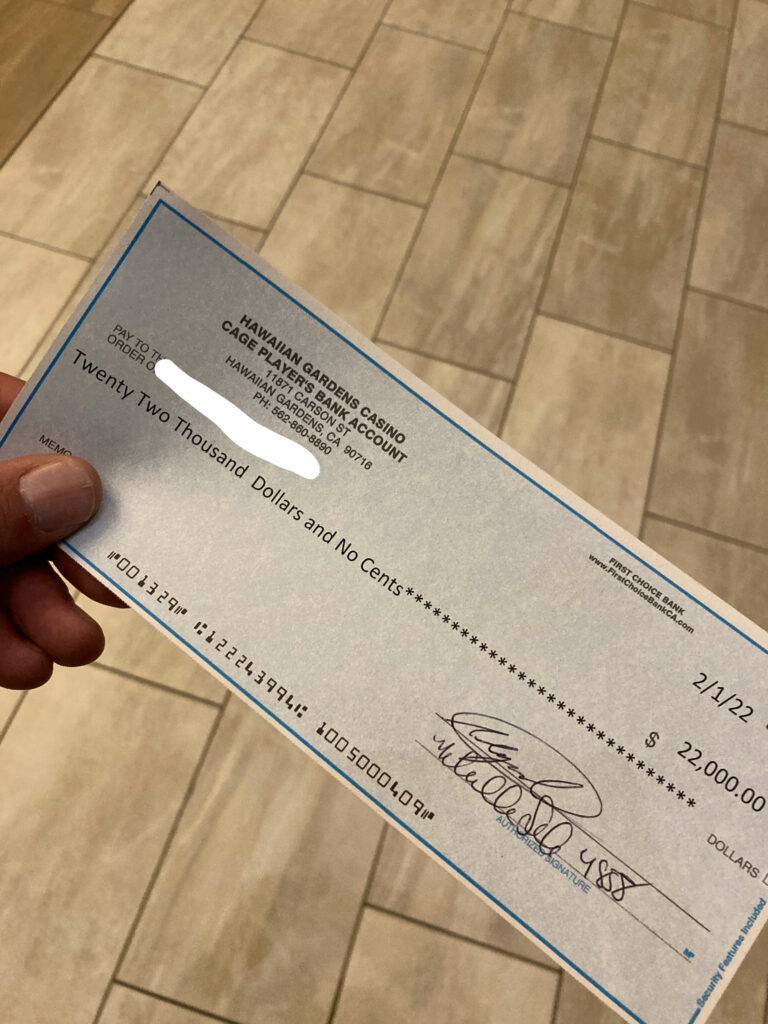 check-from-winning-at-baccarat